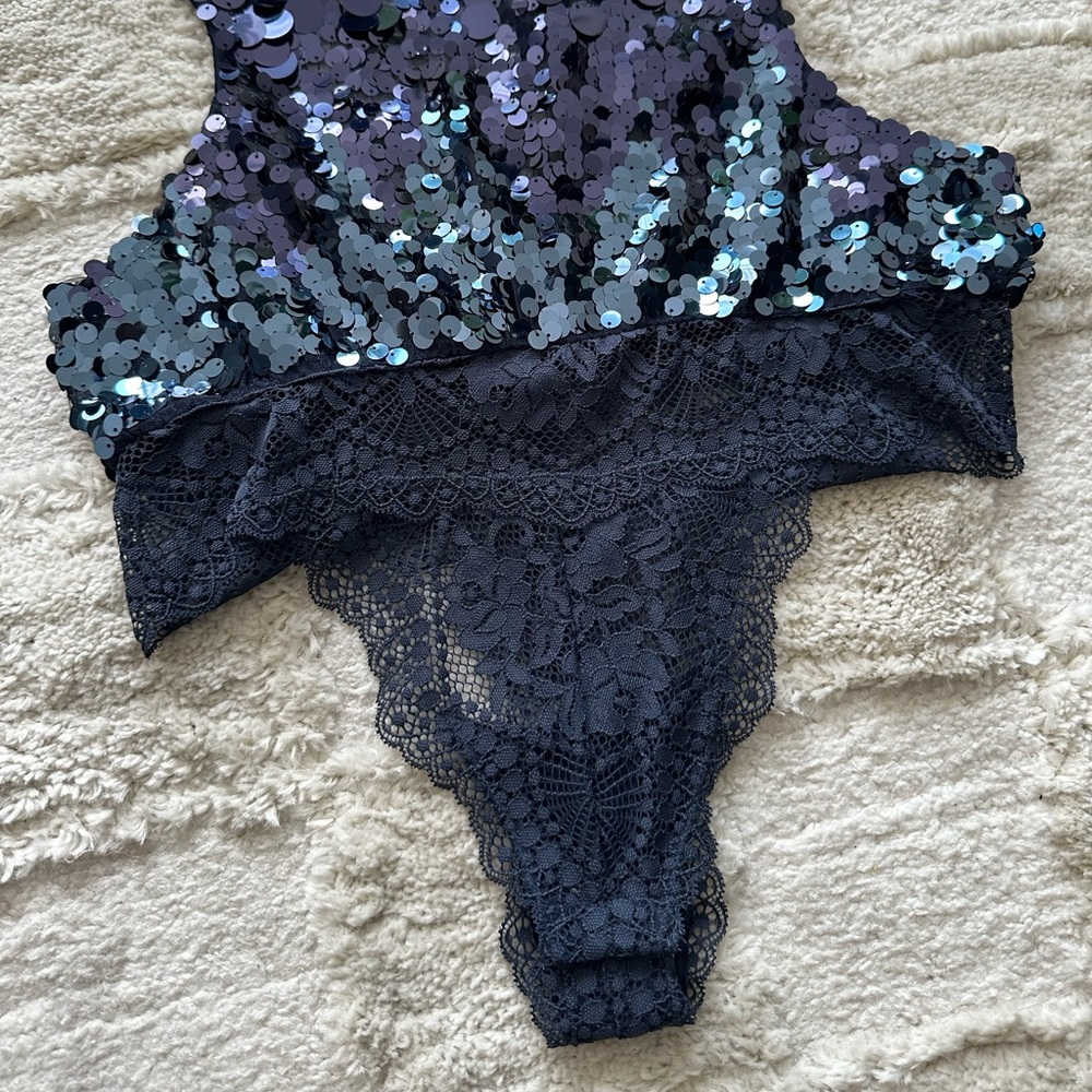 Free People Main Character Bodysuit in Night - Picture 7 of 10